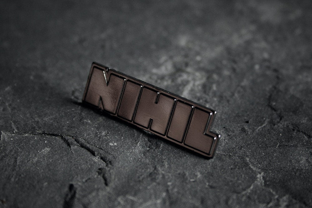 NIHIL, Nihilist (misanthrope design) - PIN