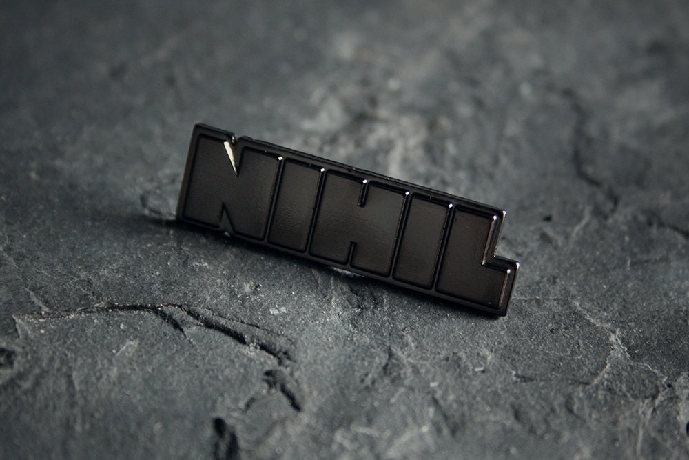 NIHIL, Nihilist (misanthrope design) - PIN