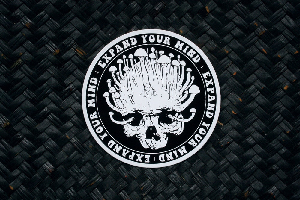 Expand your mind - vinyl STICKER