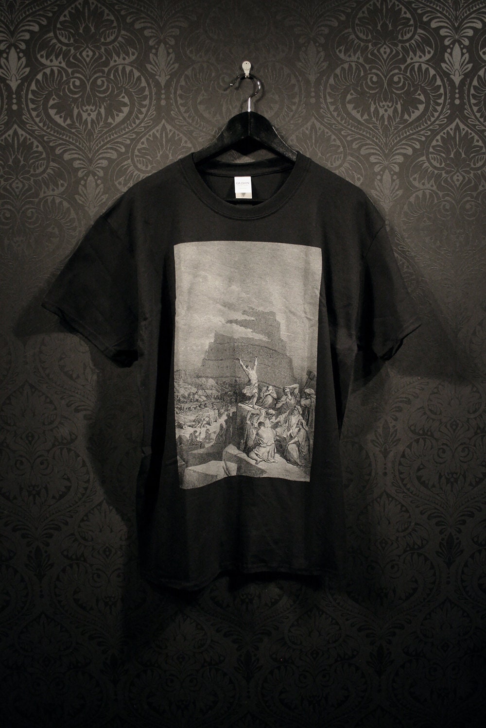 Tower of Babel, Gustave Dore illustration - T-shirt