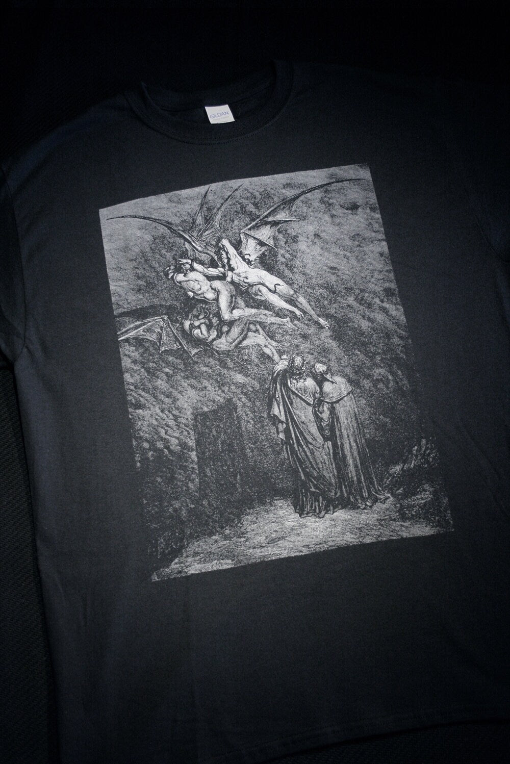 The Erinnys, demons, Gustave Dore illustration - T-shirt