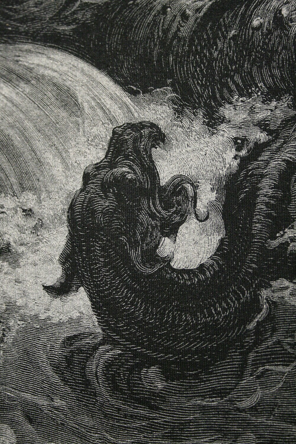 LEVIATHAN, Gustave Dore illustration - T-shirt female fitted