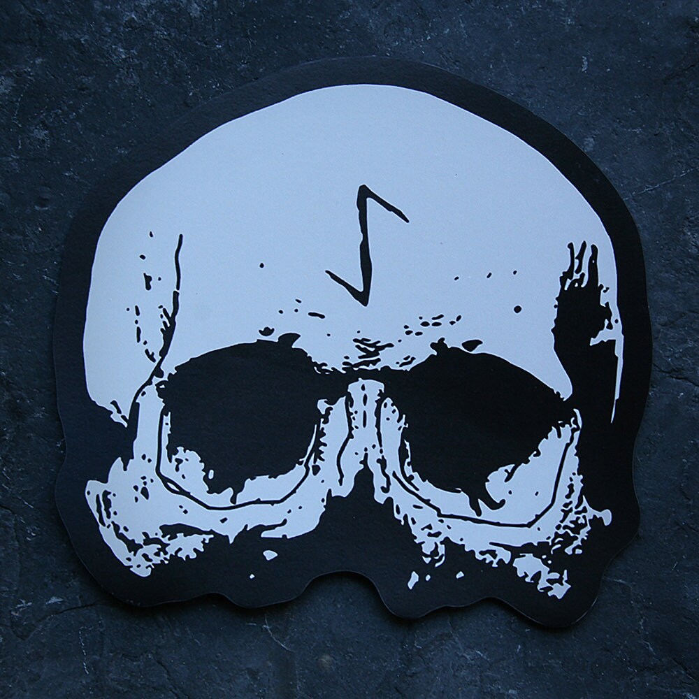 Skull rune, Eihwaz - Fridge magnet