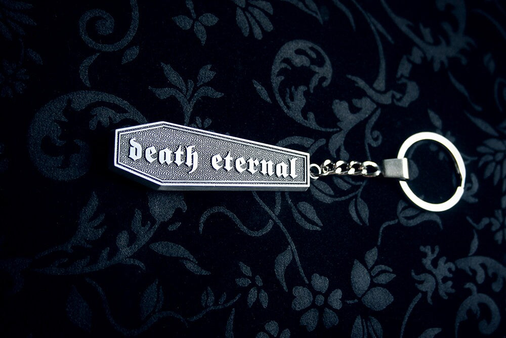 Coffin shaped bottle opener / keychain DEATH ETERNAL - Bottle opener