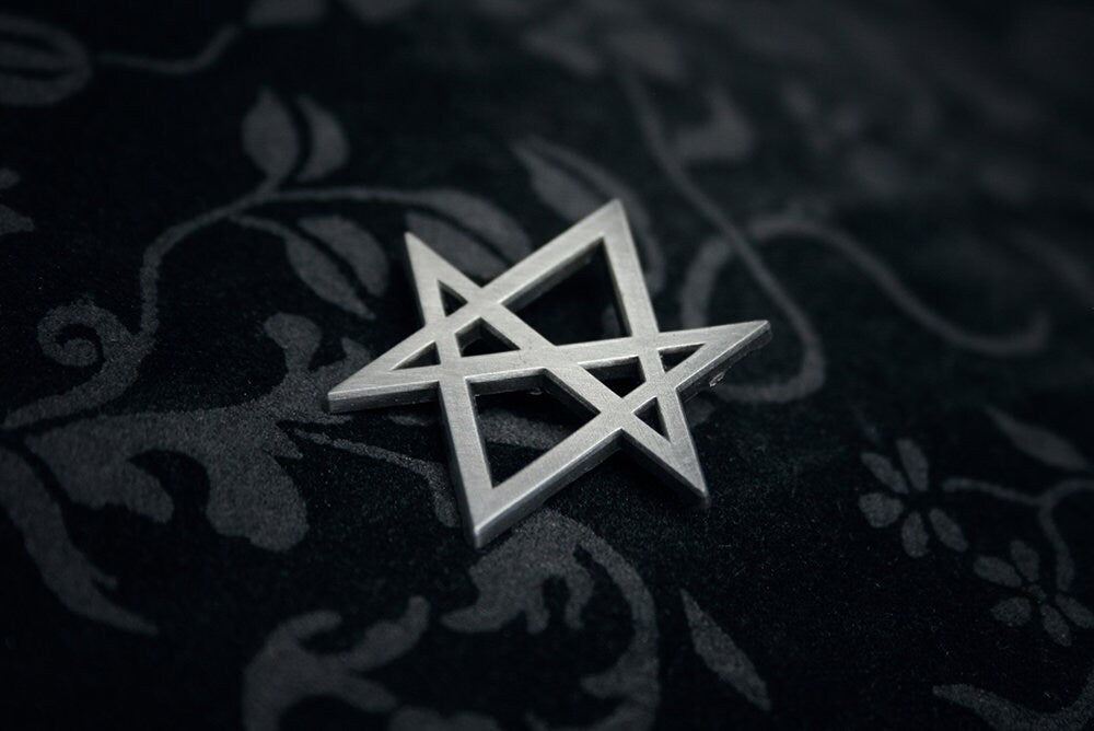 Unicursal Hexagram, large version - PIN