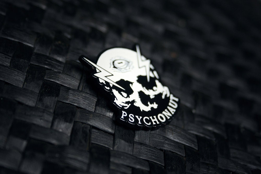 Psychonaut with skull and third eye design - PIN