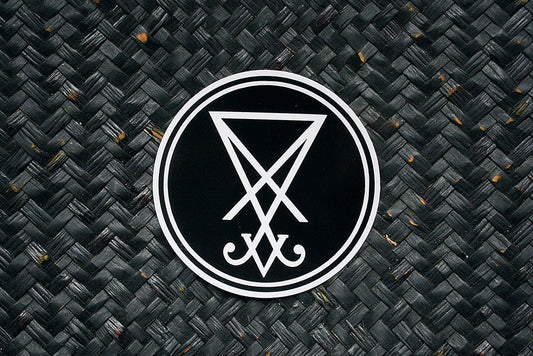 Seal of Lucifer, sigil of Lucifer - vinyl STICKER