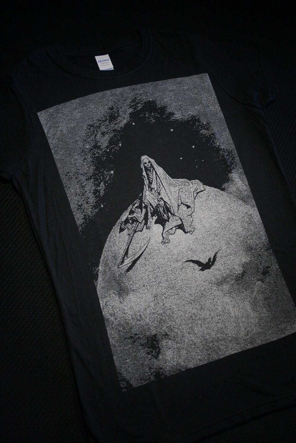 Death and the Raven, Gustave Dore illustration - T-shirt female fitted