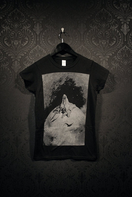 Death and the Raven, Gustave Dore illustration - T-shirt female fitted