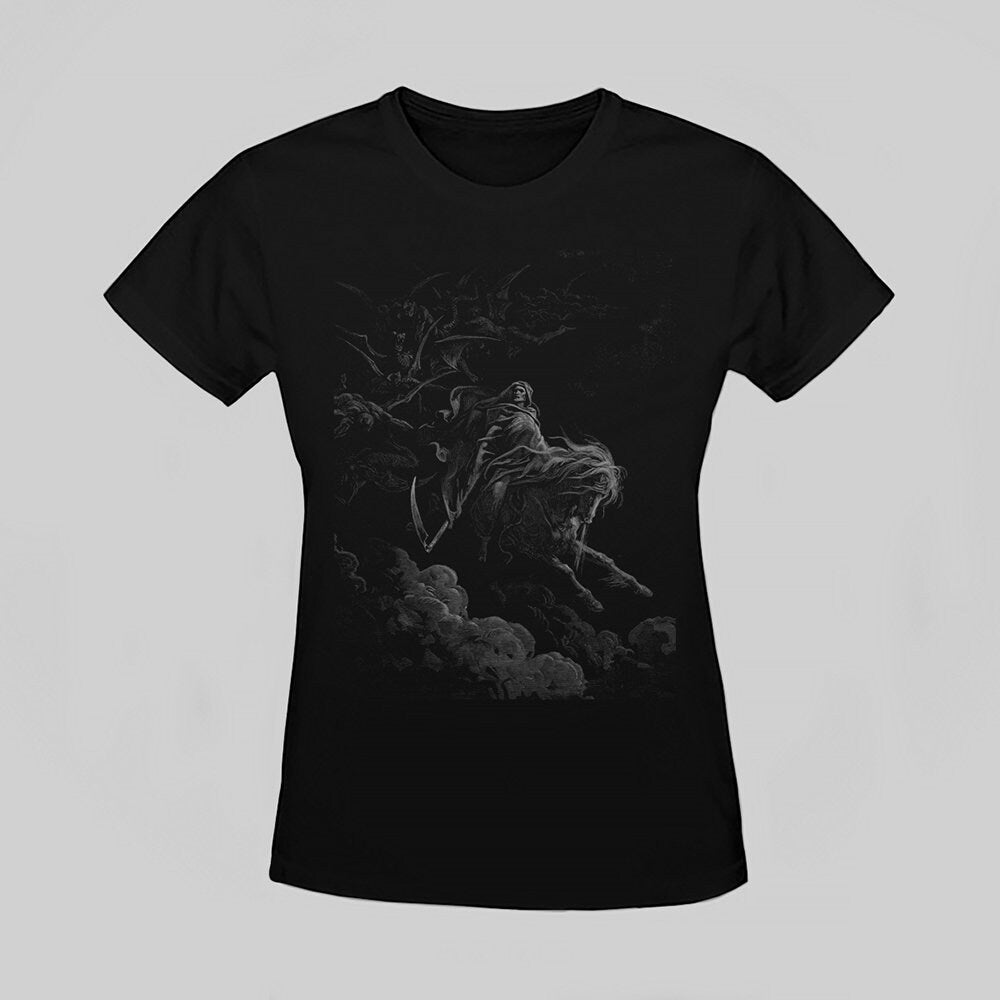 DEATH, Gustave Dore illustration - T-shirt female fitted