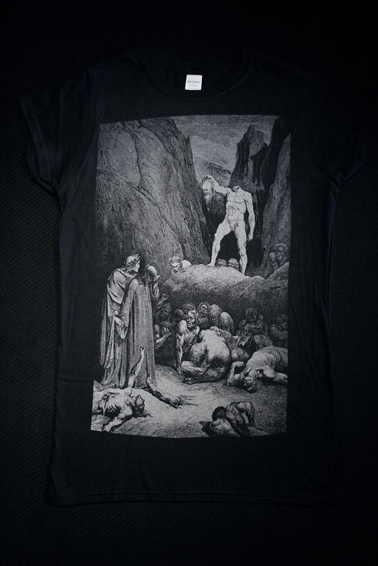 Decapitated man, Bertram De Born / dantes Inferno, Divine Comedy, Gustave Dore illustration - T-shirt female fitted