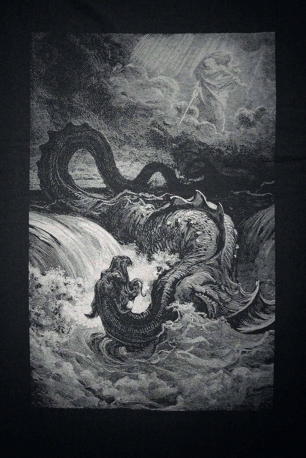 LEVIATHAN, Gustave Dore illustration - T-shirt female fitted