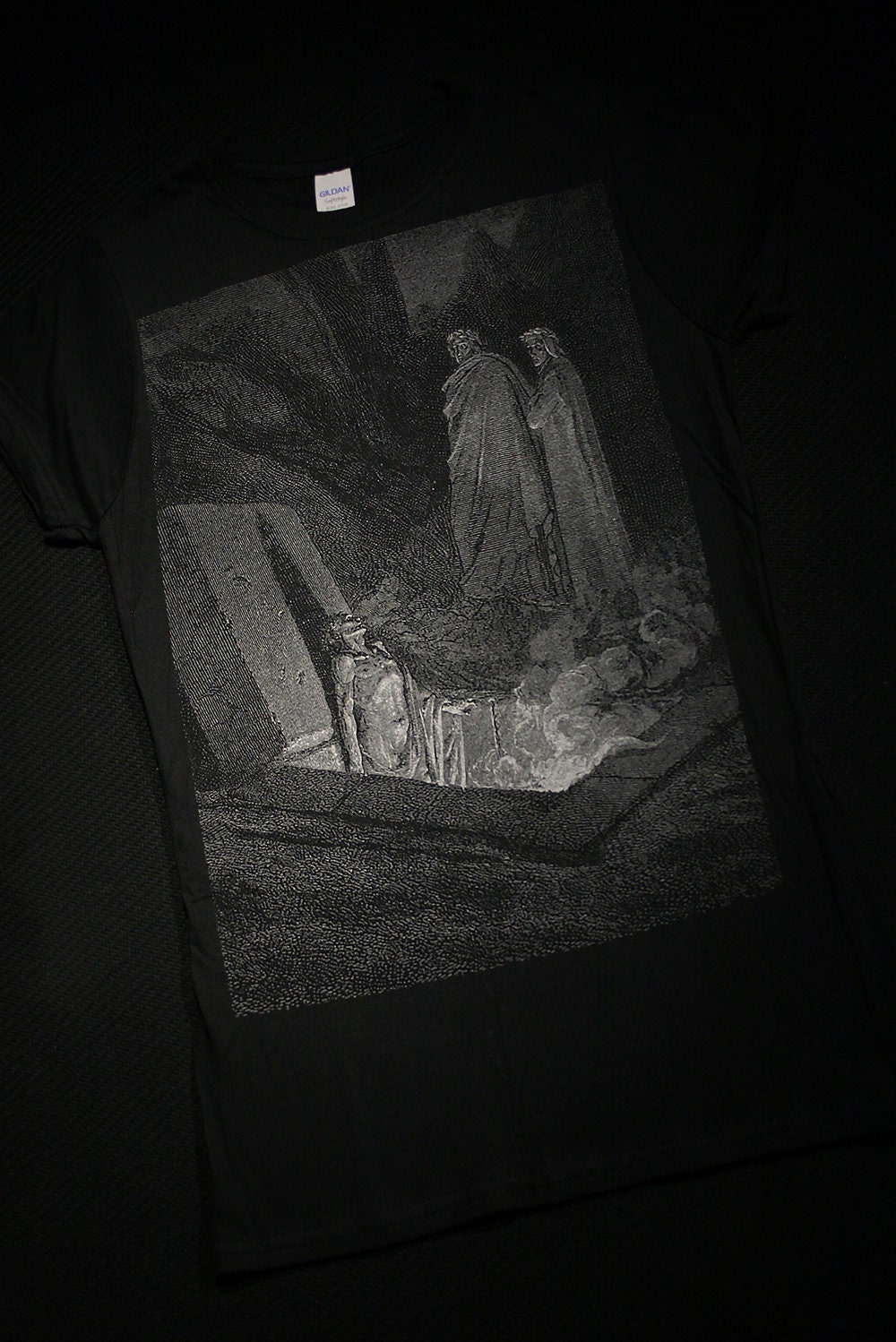 Rise from the grave, the undead, Farinata, Gustave Dore illustration - T-shirt female fitted