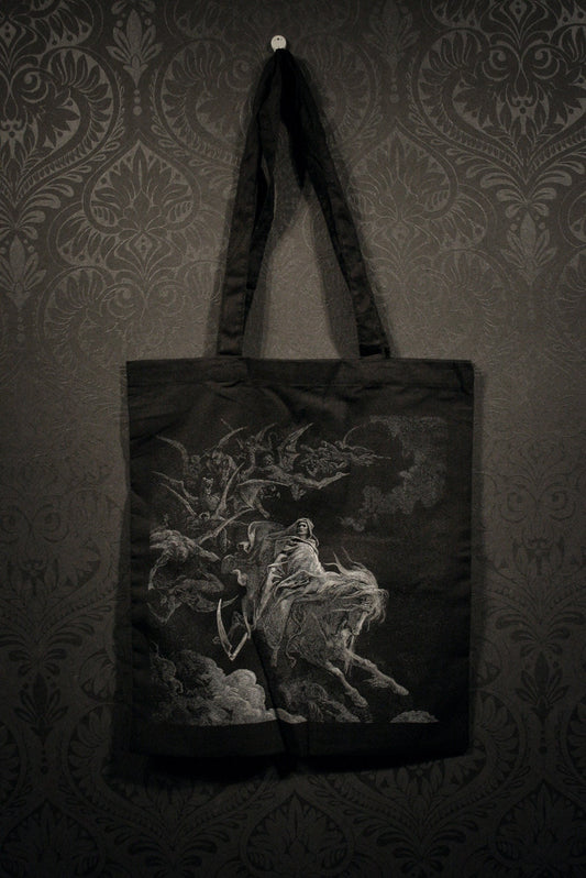 DEATH, Gustave Dore illustration - Tote bag