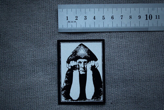 Aleister Crowley, the great beast, 666 - vinyl STICKER