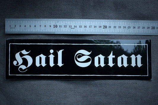 Hail Satan - BUMPER vinyl sticker