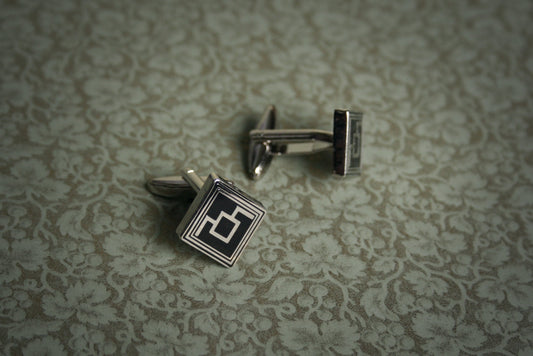 Black lodge, owl cave symbol - Cufflinks