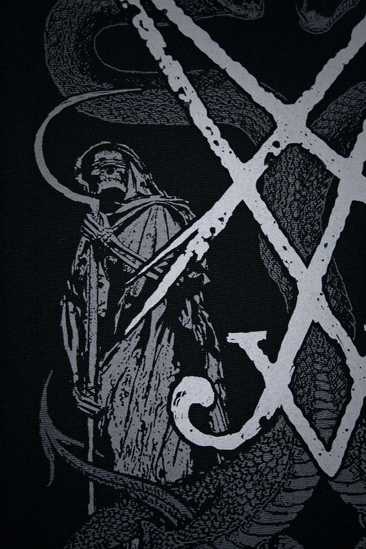Lucifer seal and the 2 headed serpent - BACK PATCH