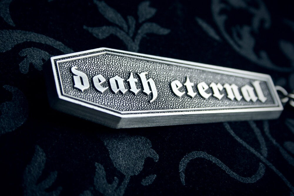 Coffin shaped bottle opener / keychain DEATH ETERNAL - Bottle opener