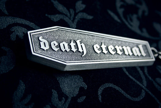 Coffin shaped bottle opener / keychain DEATH ETERNAL - Bottle opener