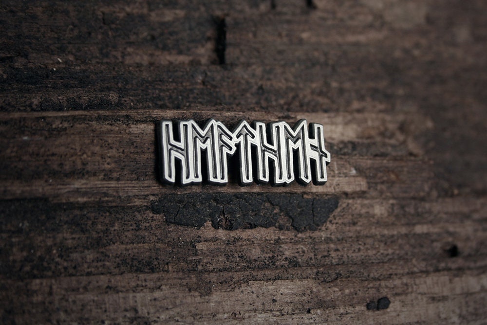 Elder futhark runes, spelling out a non christian belief - PIN