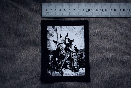 Odin, Oden, Wotan - screen printed PATCH