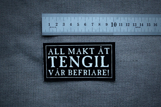 Tengil, all makt åt Tengil vår befriare, The Brothers Lionheart - vinyl STICKER