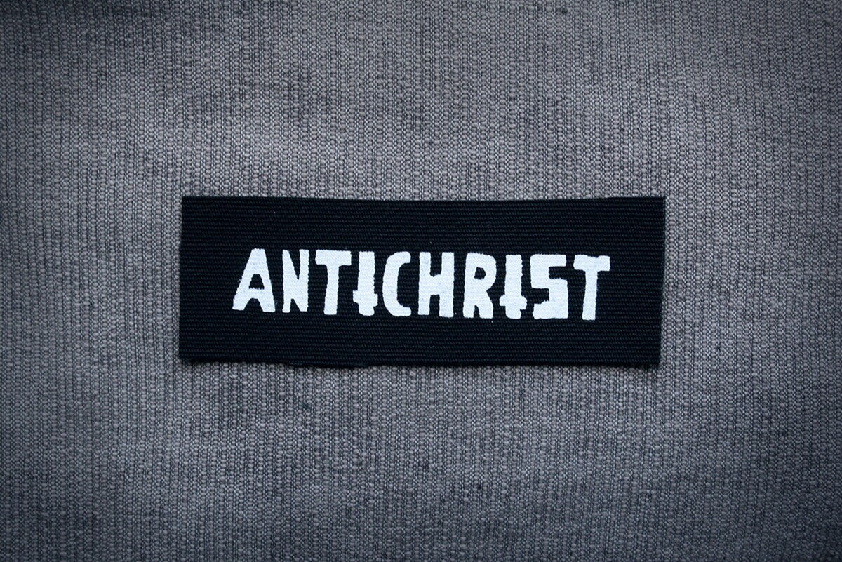 Antichrist - screen printed PATCH