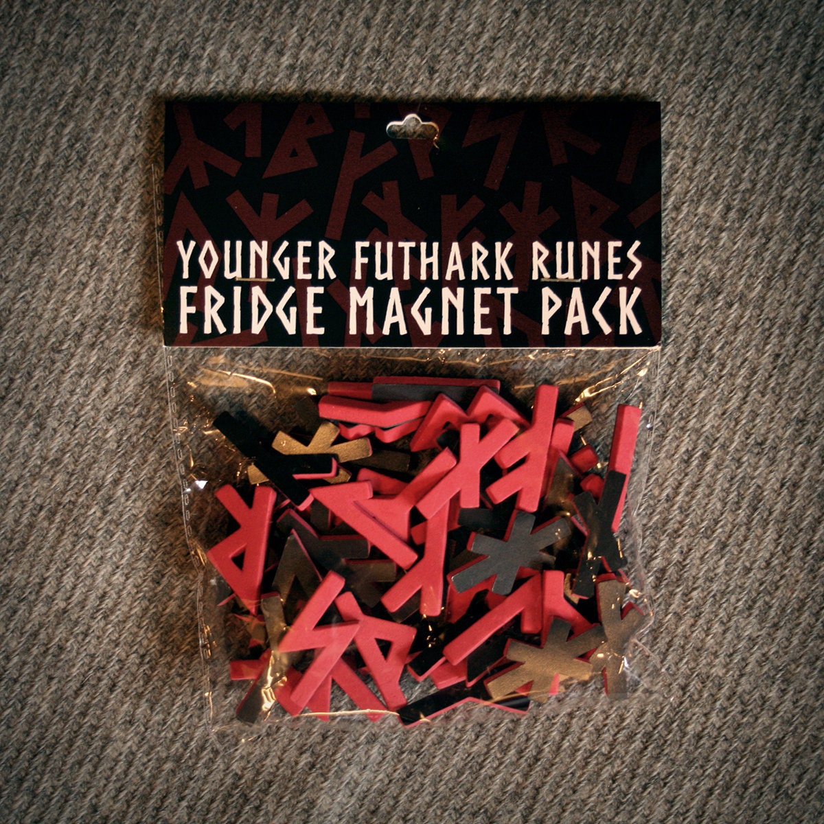 Younger Futhark Runes - fridge magnet pack