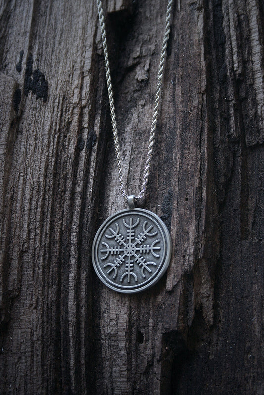 Ægishjálmur, Helm of awe (or helm of terror) - NECKLACE