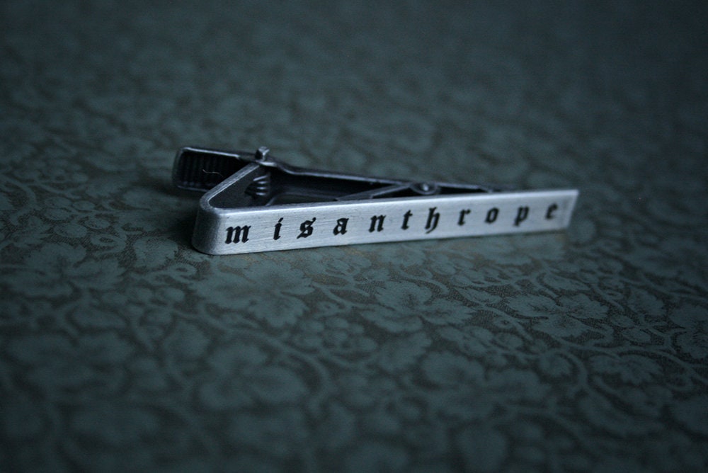 Ouroboros and skull with crossbone Cufflinks, Misanthrope tie clip - gift box set!