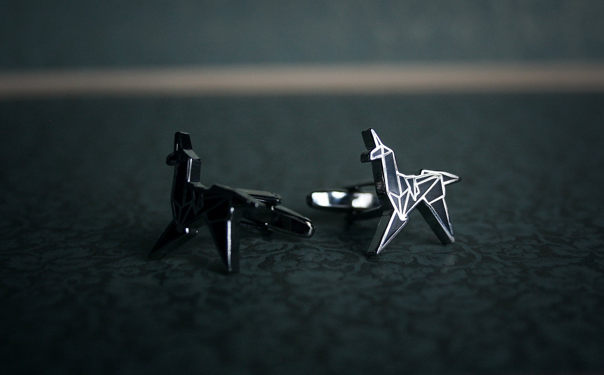 Origami Unicorn - Cufflinks