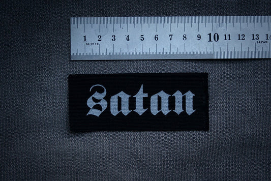 SATAN - screen printed PATCH