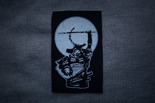 Samurai, ronin - screen printed PATCH