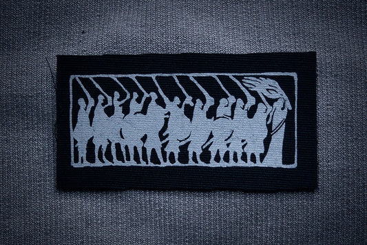 Crusade, pagan march - screen printed PATCH