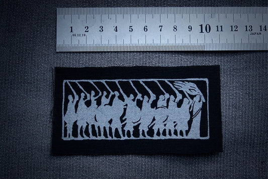 Crusade, pagan march - screen printed PATCH