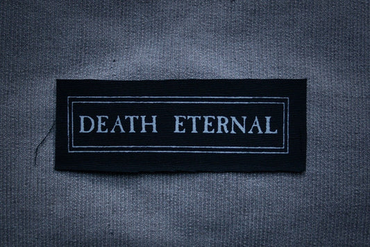 DEATH ETERNAL - screen printed PATCH