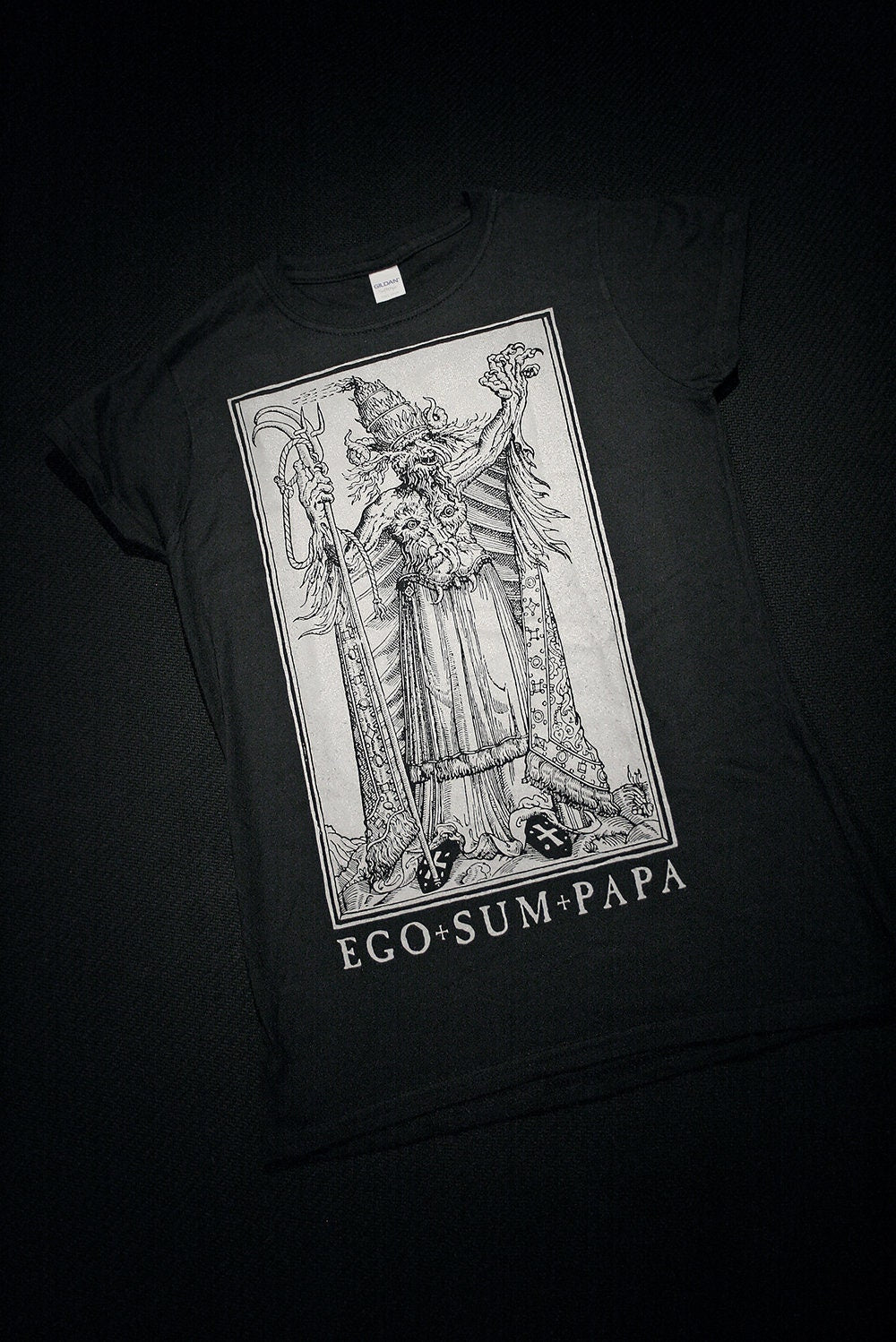 The Papist Devil, Ego sum Papa - T-shirt female fitted