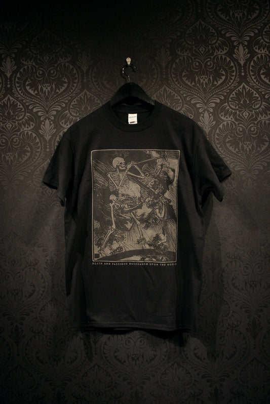 Death and Passions Descend upon the World, Auguste Louis Lepère Illustration - T-shirt