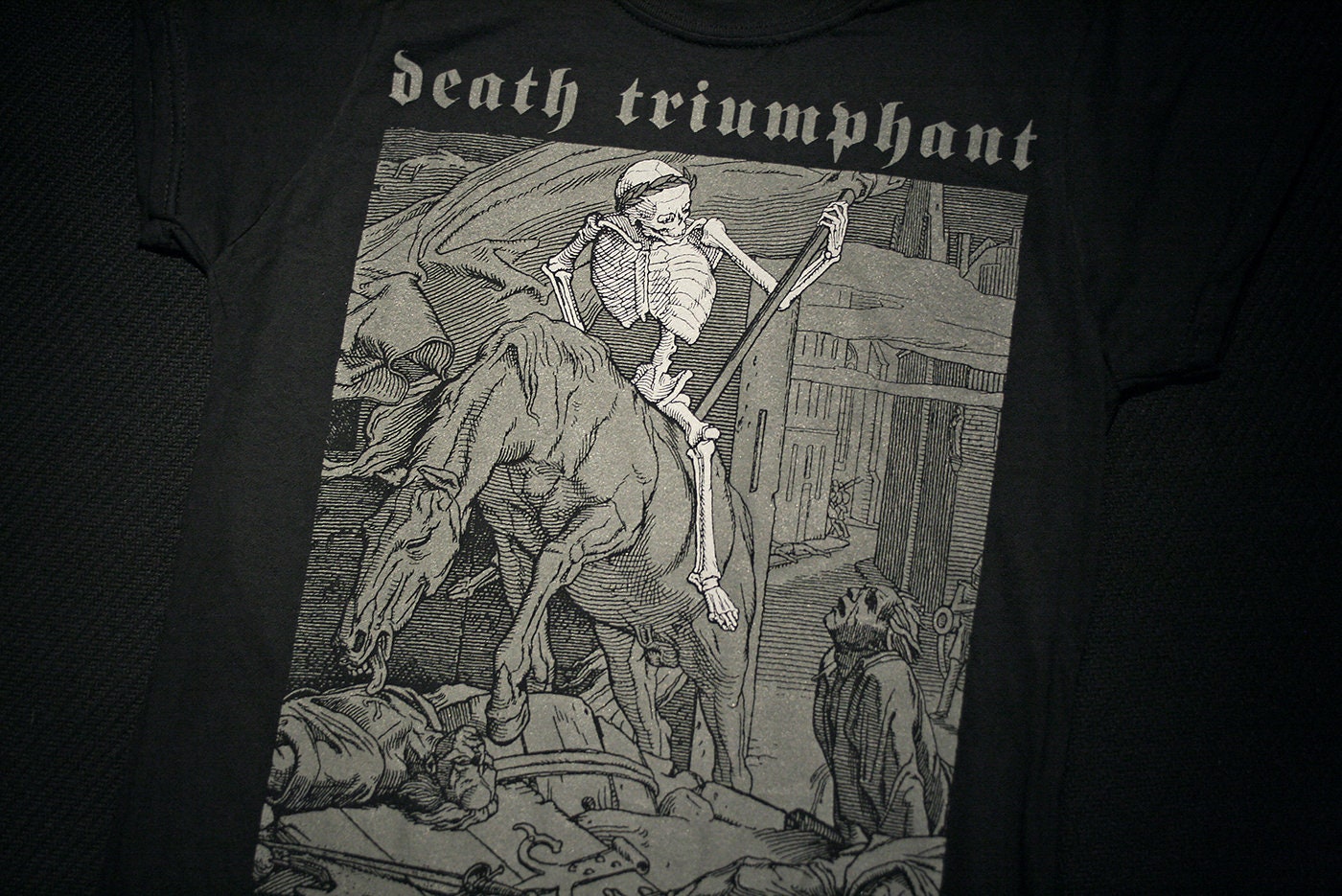 Triumph of Death / Death Triumphant by Alfred Rethel - T-shirt