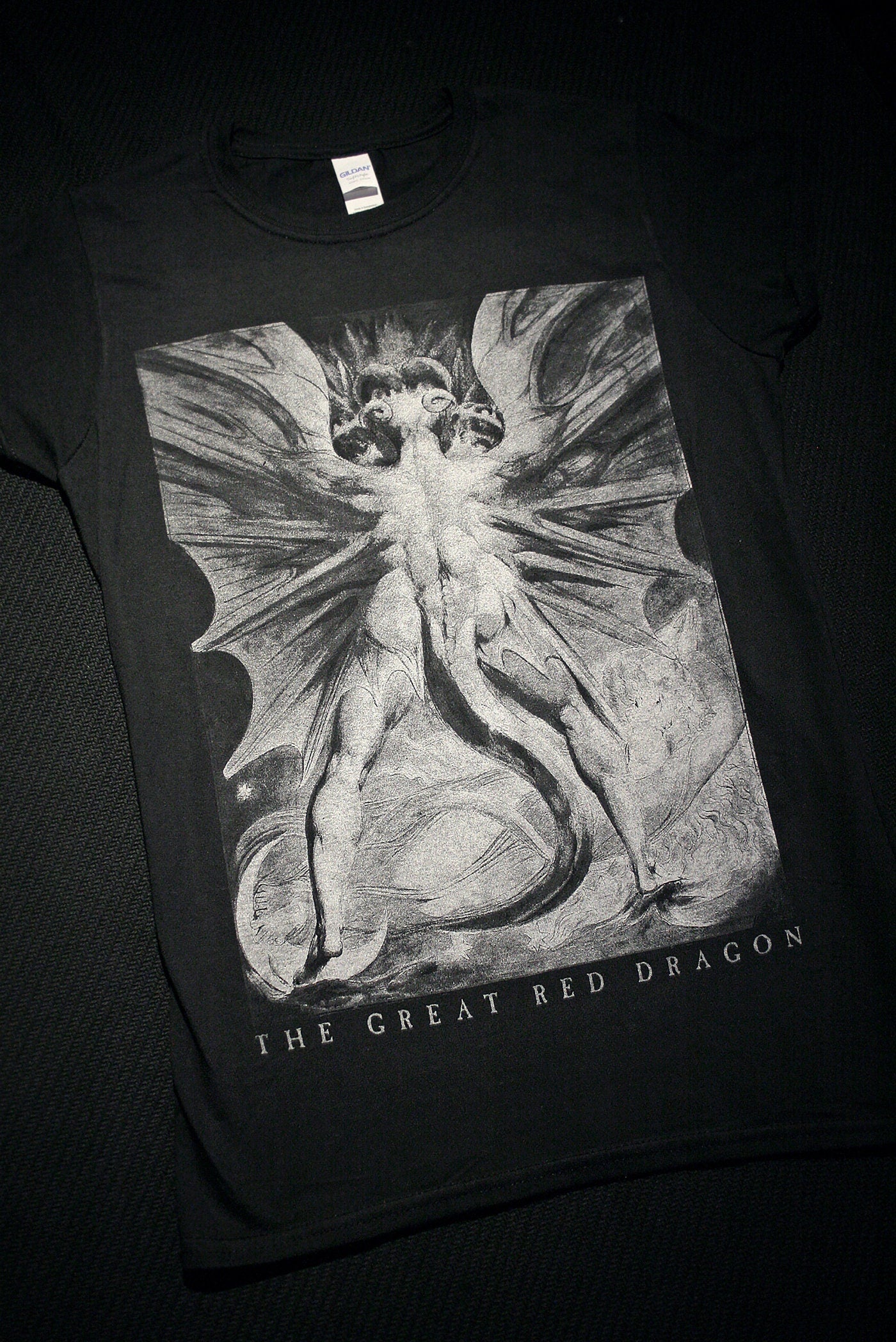 The Great Red Dragon by William Blake - T-shirt female fitted