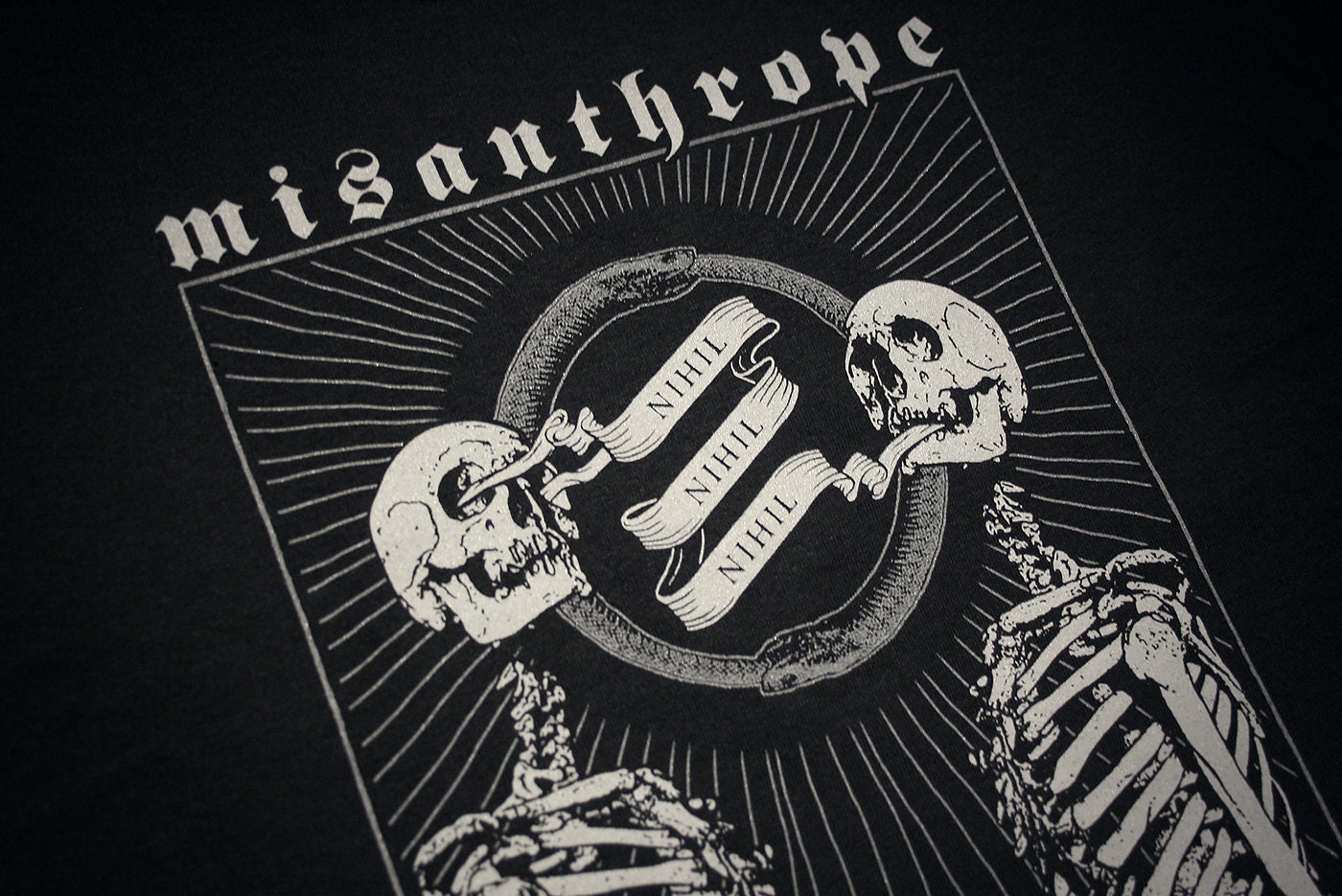 Misanthrope, nihil nihil nihil - T-shirt