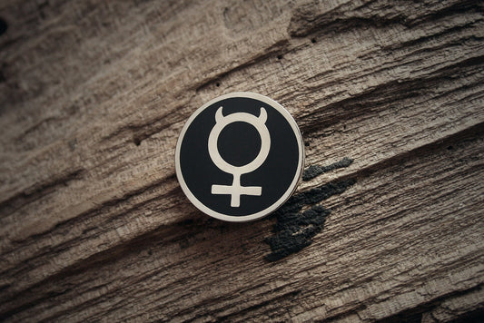 Mercury, astrology symbol - PIN