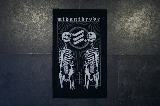 Misanthrope, nihil nihil nihil - BACK PATCH