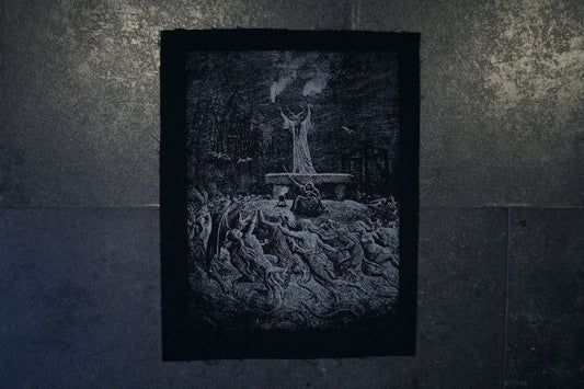 La Danse du Sabbat, The dance of the Sabbath from the book, occult / witchcraft - BACK PATCH