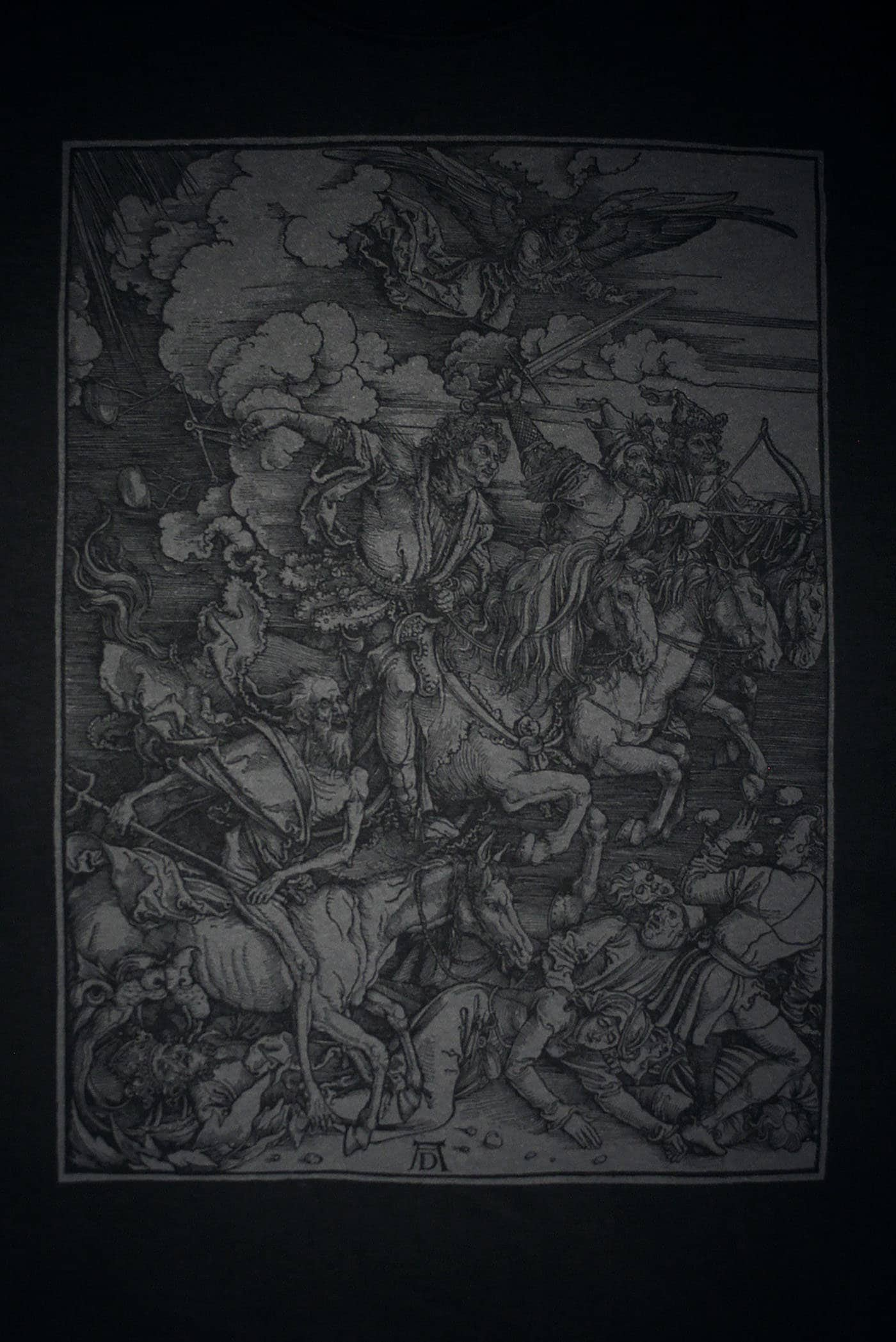 Four Horsemen of the Apocalypse, woodcut illustration by Albrecht Dürer - T-shirt unisex