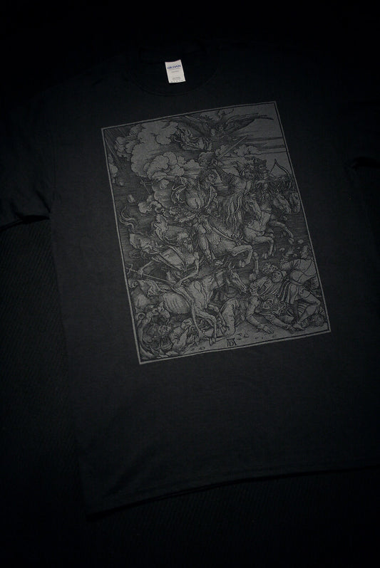 Four Horsemen of the Apocalypse, woodcut illustration by Albrecht Dürer - T-shirt unisex