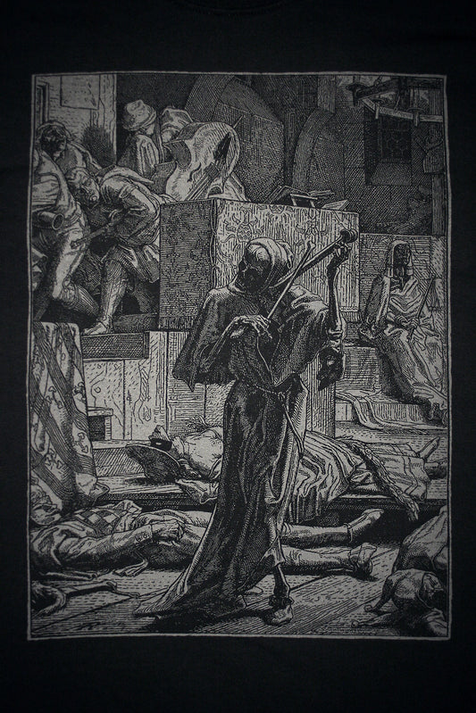 Death as a strangler, Wood engraving by Steinbrecher - T-shirt