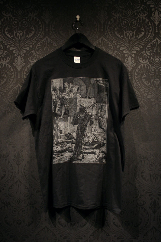 Death as a strangler, Wood engraving by Steinbrecher - T-shirt