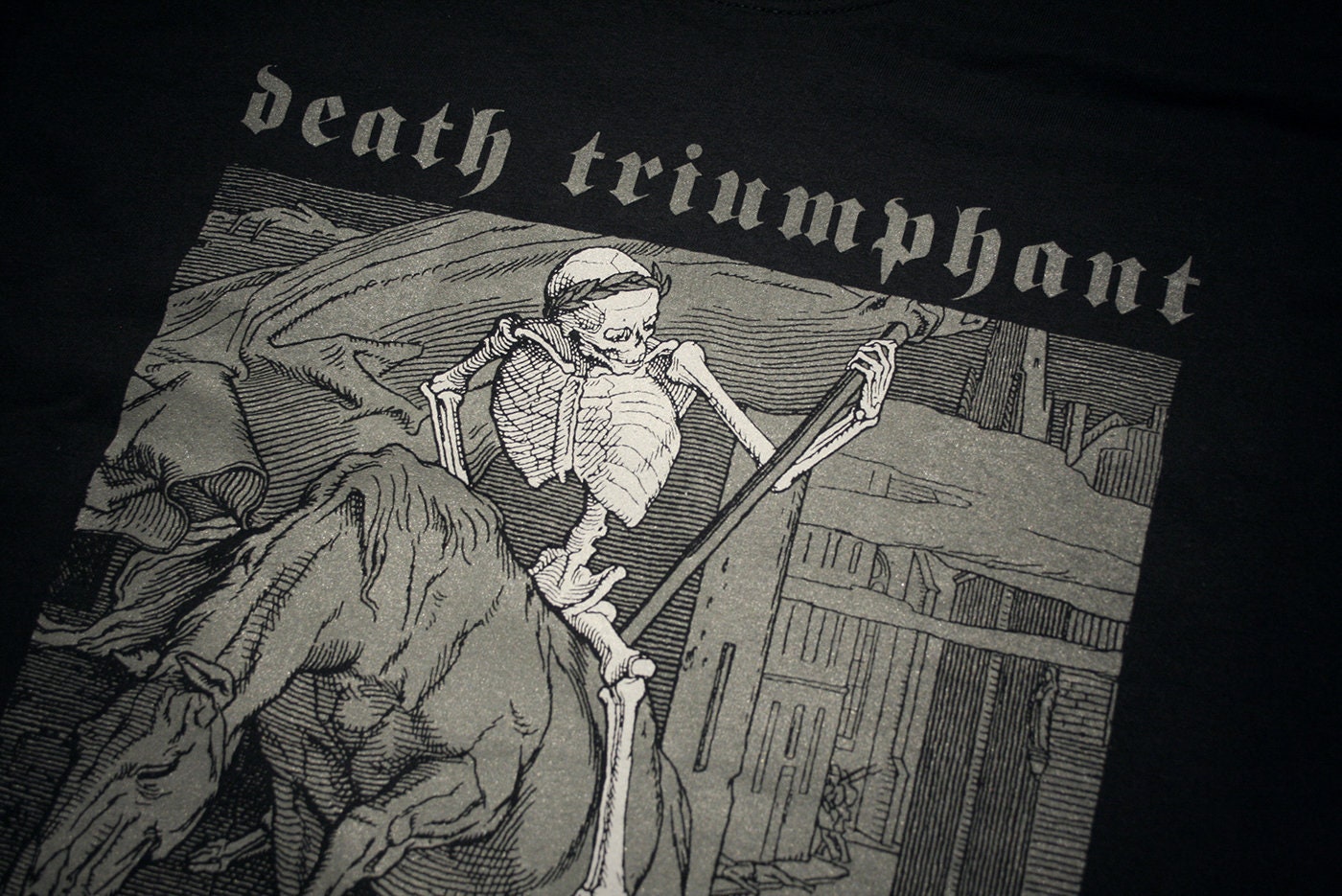 Triumph of Death / Death Triumphant by Alfred Rethel - T-shirt